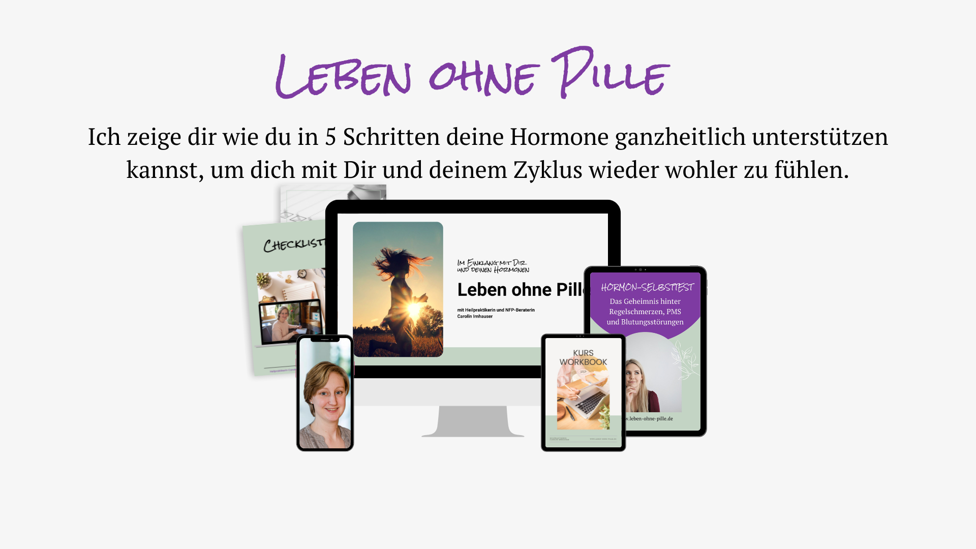 Ich zeige dir wie du in 5 Schritten deine Hormone ganzheitlich unterstützen kannst, um dich mit Dir und deinem Zyklus wieder wohler zu fühlen.